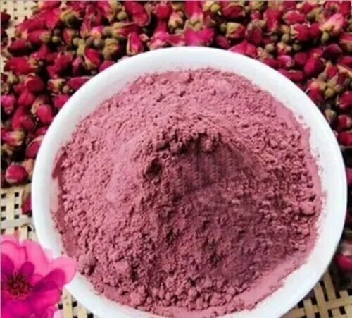 Poudre organique de pétales de rose séchée pure sans remplisseurs, masque...