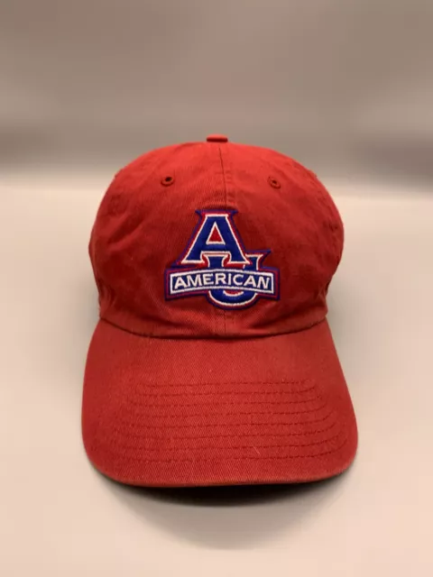 American University Hat Cap Strapback Red 47 Brand NCAA Washington DC Adult Mens