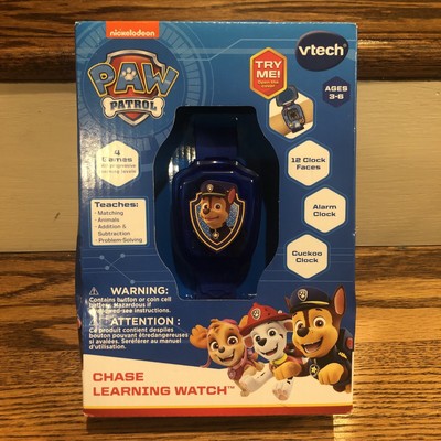 paw patrol chase learning watch