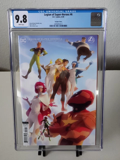 Legion of Super-Heroes #6 CGC 9.8 1st App Gold Lantern - Garner Variant 2020