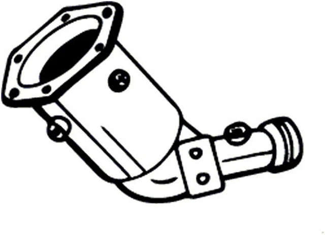 Filtro antiparticolato Bosal DPF filtro antiparticolato diesel 095-810 carburo di silicio per S203