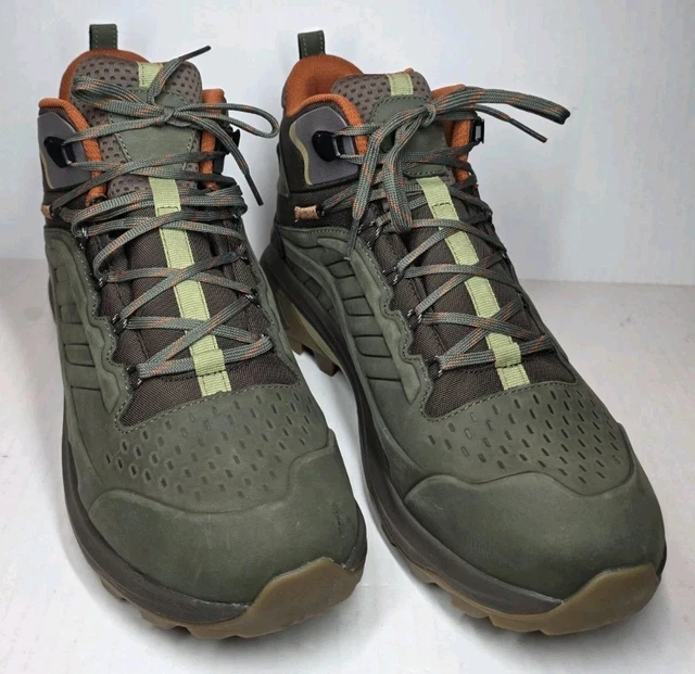 Mid Guy MERRELL MOAB SPEED 2 LTR Mid Waterproof Men’s Size 12 Olive Hiking ...