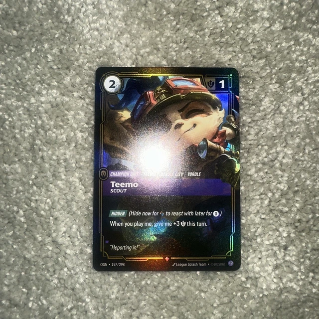 RIFTBOUND TCG - Teemo Scout (Promo) Origins - 197/298 - NM £3.84 ...