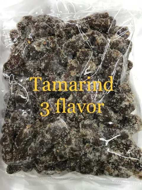 Dried Tamarind 3 Flavor 1Kg Natural Fruit Healthy Snack Thai Food Delicious