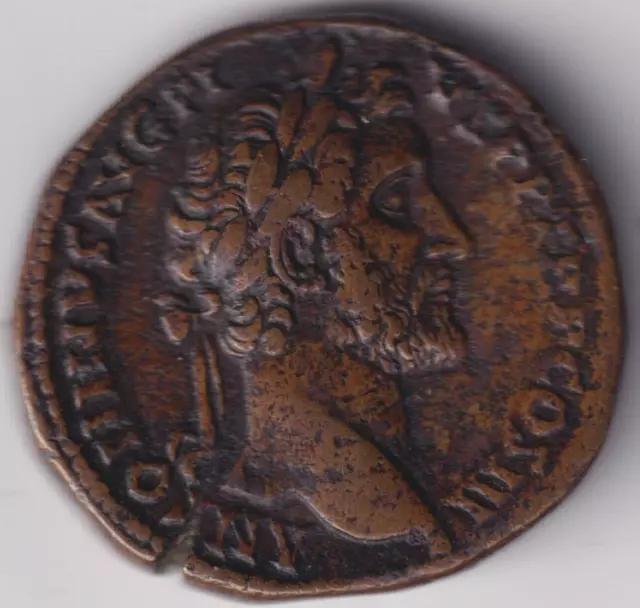 Antoninus Pius Sestertius 146 Ad Roman Coin Superb Condition Auction Start At £1