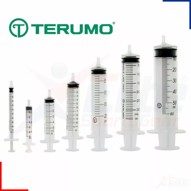 Terumo Sterile Syringes Hypodermic Luer Slip Syringe 1ml 3ml 5ml 10ml 20ml 30ml