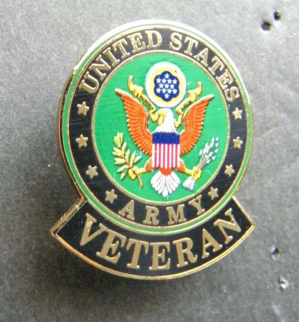 Army Veteran Usa Crest Lapel Pin Badge 1.1 Inches Us