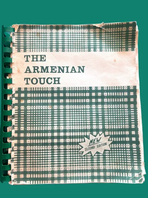 Armenian Touch Cookbook  Women’s Guild Presbyterian Church West New York NJ 1965