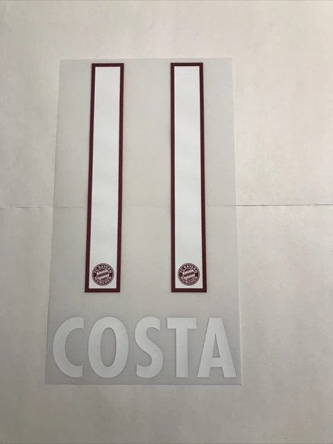 FC Bayern München Aufdruck 11 Costa Für Erw Trikots