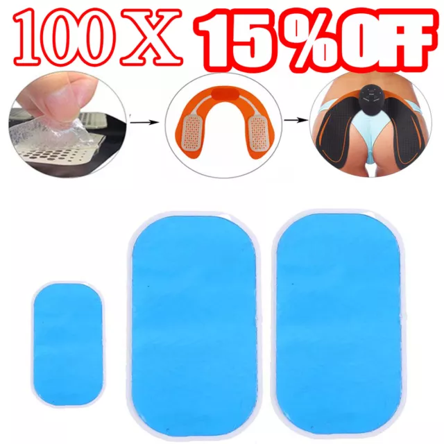 Replacement Gel Pads for ABS EMS Abdominal Stimulator Muscle Trainer Exerciser~