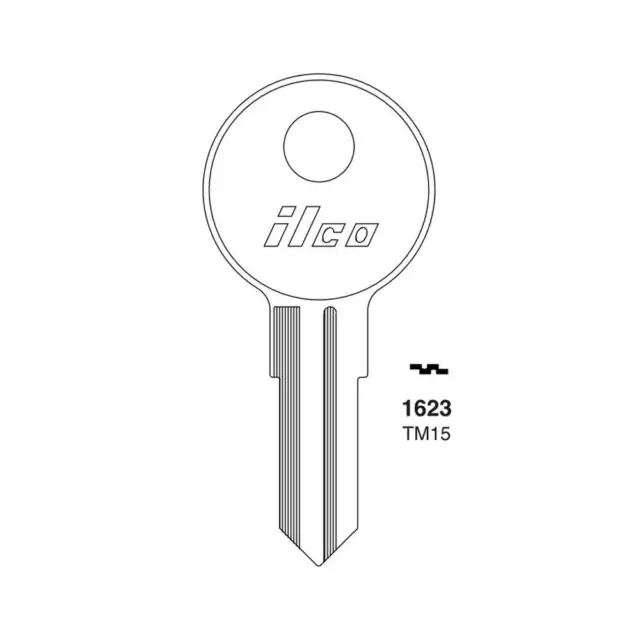 ILCO Fits for 1623 Trimark Commercial Key Blank - TM15 - TRM-14D (10 Pack)