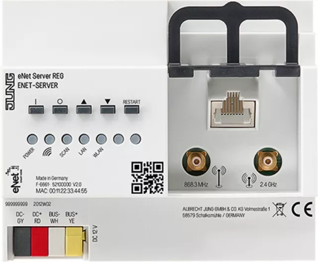 Carcasa REG joven 6TE SERVIDOR ENET sistema de bus software carcasa REG