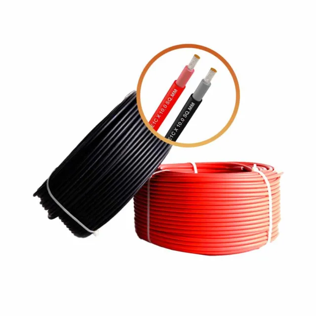 Solarkabel Verlängerung Photovoltaik PV Kabel Solarstecker 4 + 6 mm² rot schwarz