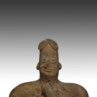 Pre-Columbian Terra Cotta Female Figure Colima West Mexico 100 Bc - 300 Ad 5