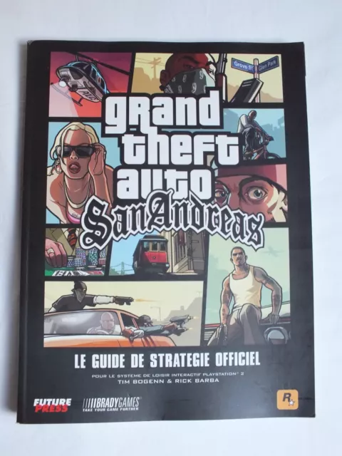 GUIDE STRATEGIE OFFICIEL - GRAND THEFT AUTO GTA - San Andreas - BRADYGAMES PS2