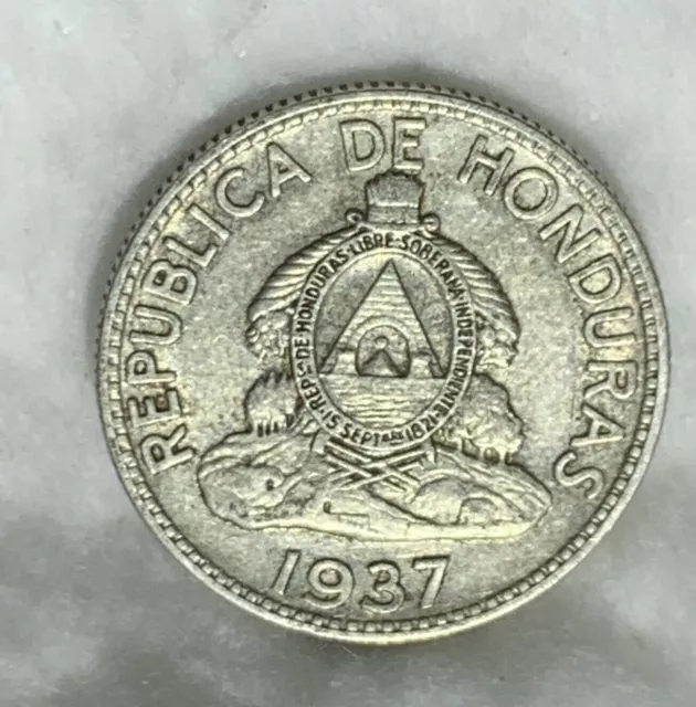Honduras - 1937 - 50 centavos - 0.900 silver