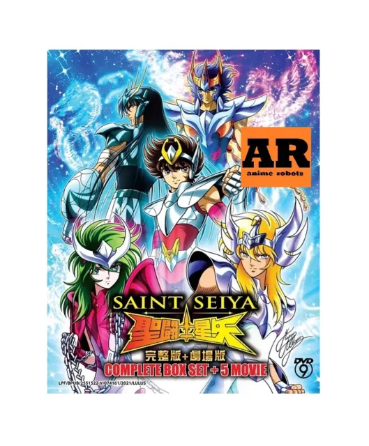 Saint Seiya Complete Box Set (1-290End+5 Movie) Anime DVD English sub Region 0