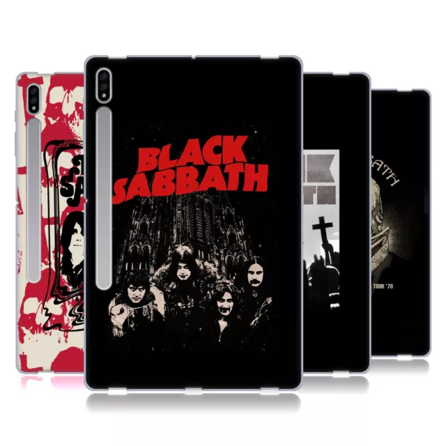 Official Black Sabbath Key Art Soft Gel Case For Samsung Tablets 1