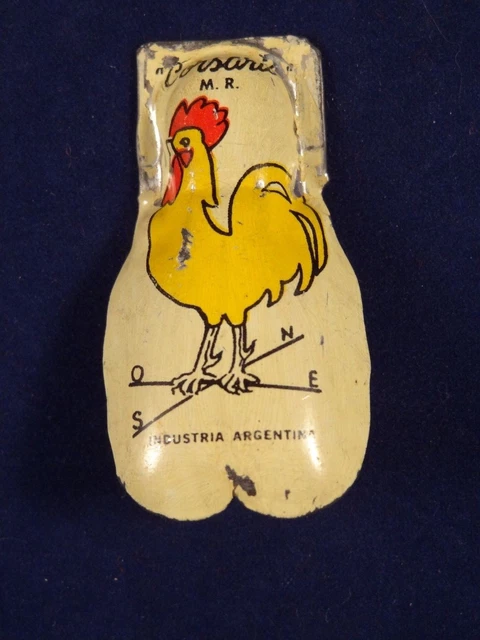 Ancien jeu jouet tôle lithographiée clic-clac cri-cri