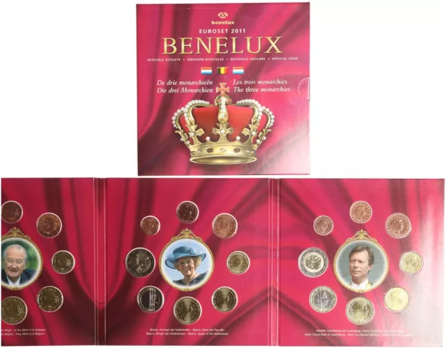 BeNeLux Kursmünzensatz 2011 - Stgl in OVP