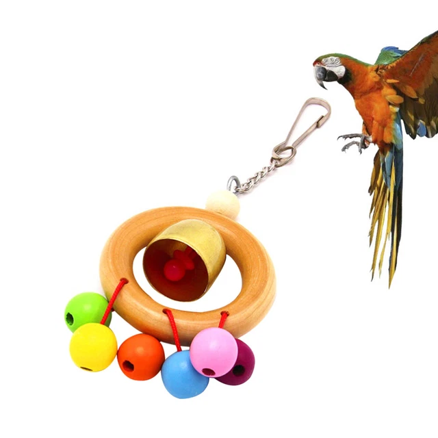 1Pc Parrot Stand Rack Papagei Spielzeug Vogel Klettern Stehen Vogel Biss Spielze 7