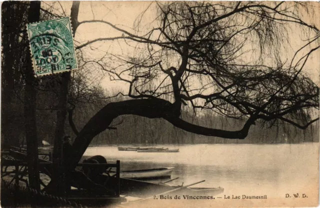 CPA PARIS 12e-Bois de Vincennes-Le Lac Daumesnil (322708)