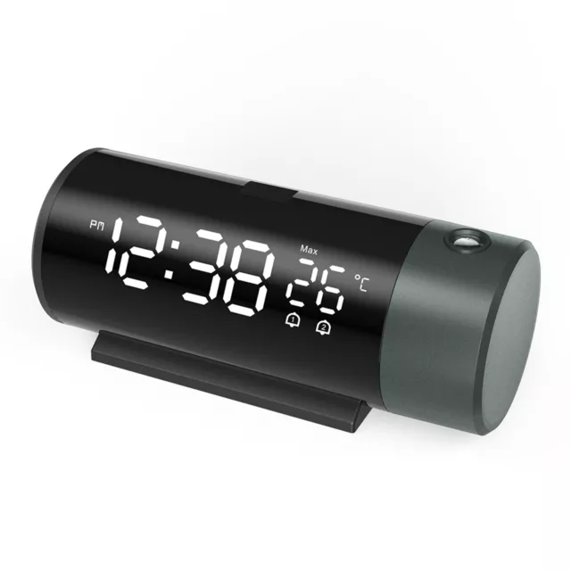 Réveil à projection, horloge numérique avec projecteur rotatif à 180°, J6J8