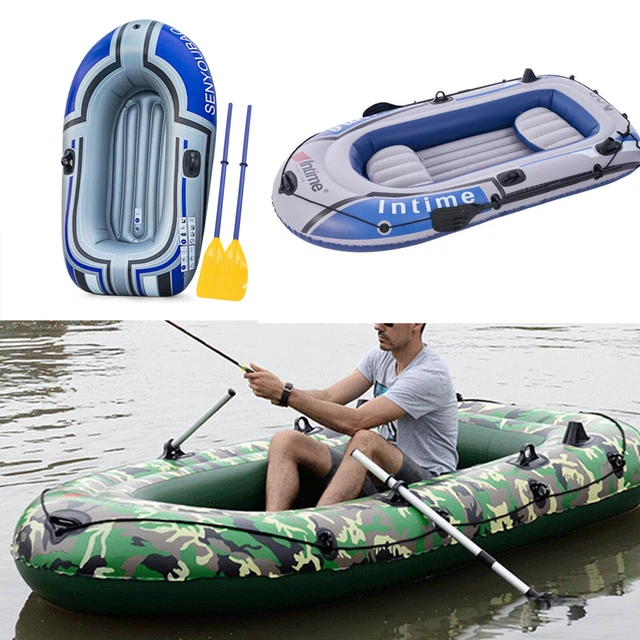 Heavy duty 1 2 3 4 people pvc inflatable raft dinghy fishing boat kayak