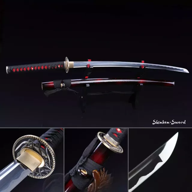 Handmade 1095 Carbon Steel Japanese Samurai Katana Sword sharp Blade Full Tang