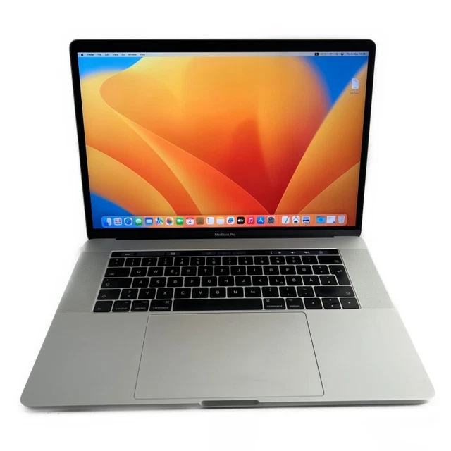 Apple MacBook Pro 14,3 A1707 EMC 3162 15,4" i7 Touchbar 16 GB 512 GB unità di memoria a stato solido Ventura