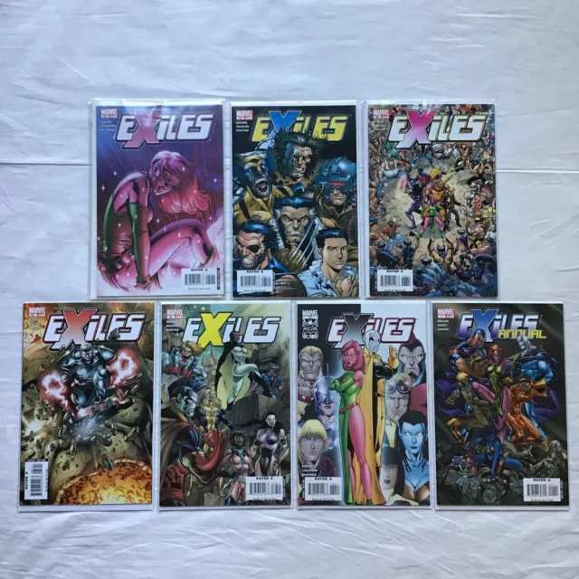 Marvel Comics Exiles #84, 85, 86, 87, 88, 89, Exiles Annual #1  (2007) Lot Of 7