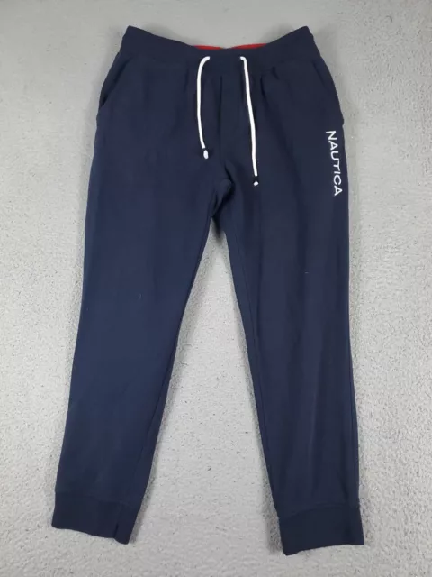 Nautica Pants Mens Size Small Blue Casual Track Sweatpants Joggers