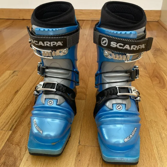Scarpa T2X W Women's Telemark Ski Boots 75 MM 3-Pin Mondo 23 US 6