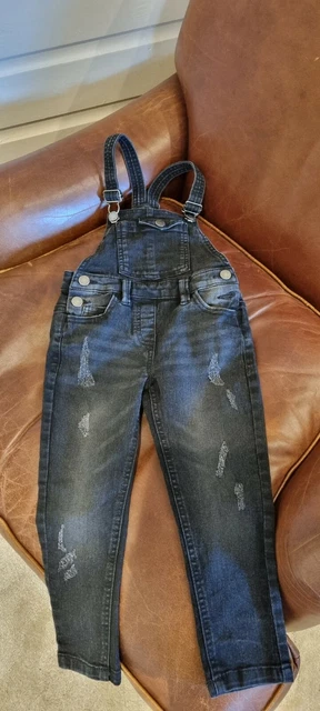 Dungarees ragazze Next effetto invecchiato 4 anni ottime condizioni