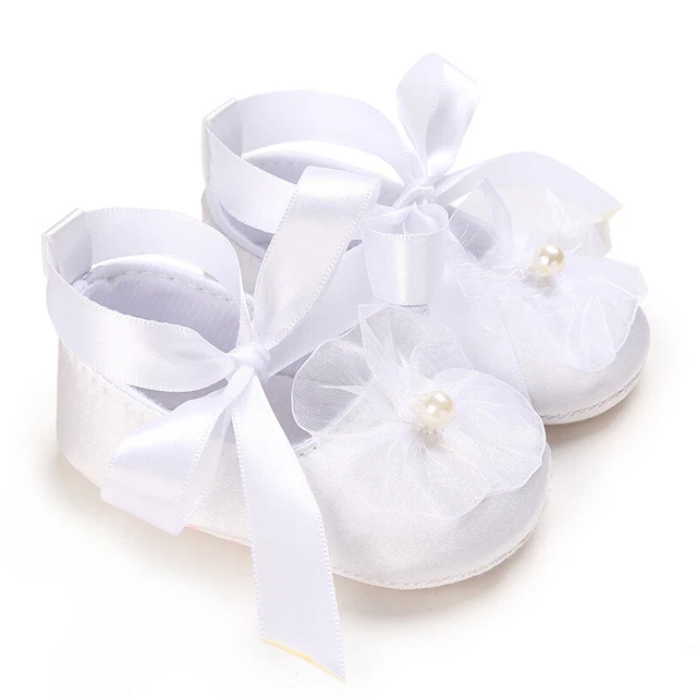 Scarpe Pram neonato battesimo bambina neonato matrimonio festa abito scarpe outfit
