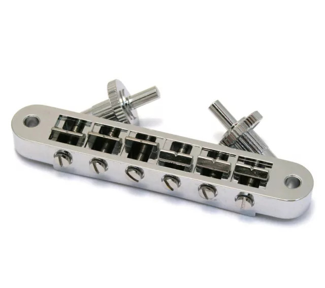 006-2704-000 Genuine Gretsch Adjusto-Matic Chrome Nashville Style Guitar Bridge