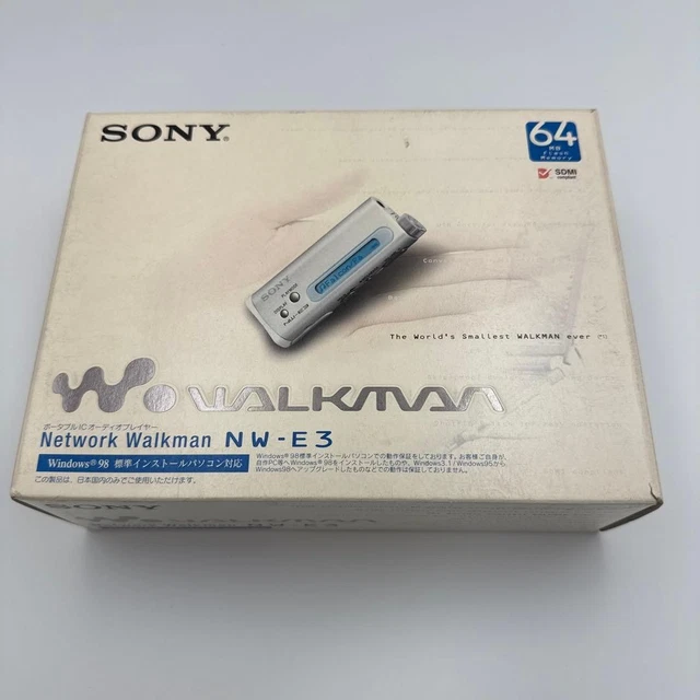 SONY NW E3 Network Walkman Digital Music Audio Player Silver 64MB