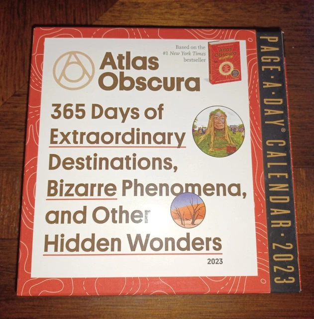 ATLAS OBSCURA PAGEADAY Calendar 2023 by Workman Calendars Calendar
