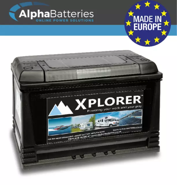 12V Sealed Xplorer 120 Ah Heavy Duty Marine Battery