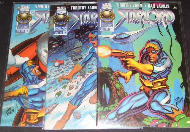 Starlord 1-3 Marvel Comic Set Complete Guardians Galaxy Zahn Lawlis 1996 Vf/Nm