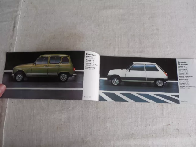 Catalogue Publicitaire Gamme Renault 1983 3