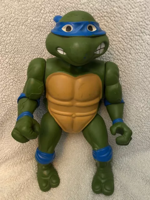 Vintage Leonardo TMNT Teenage Mutant Ninja Turtles Action Figure Giant 13” 1989