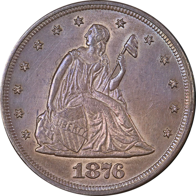 1876-P Twenty (20) Cent Piece Choice BU Great Eye Appeal Strong Strike