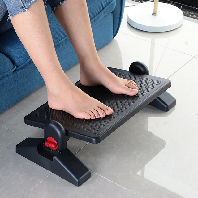 Reposapiés ergonómico portátil altura ajustable para oficina hogar U ECM