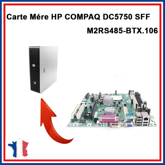 CARTE MERE HP COMPAQ DC5750 + AMD 64X2 4000+ avec PLAQUE
