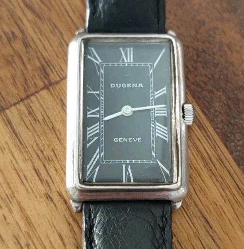 Montre Homme SUJA GENÈVE - Acier Chrome, Mouvement Mécanique - Occasion Fonctionnelle