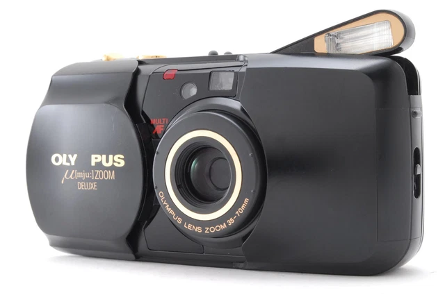 OLYMPUS Μ MJU ZOOM 70 DELUXE Film Camera Tested w/ New Battery