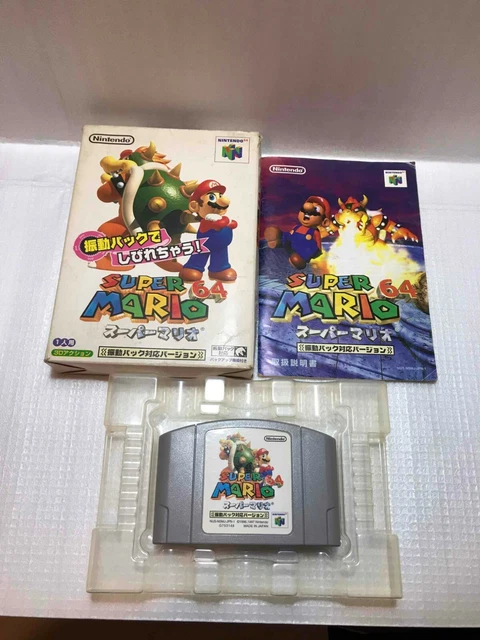 NINTENDO 64 SUPER MARIO version rumble avec boite et instructions EUR ...