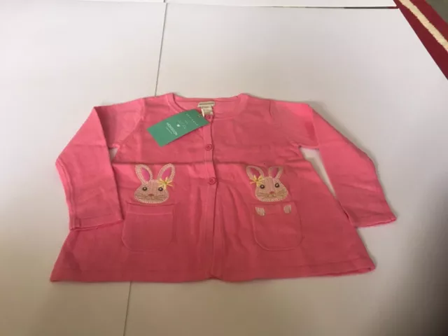 Monsoon Baby Girls Pink Bunny Cardigan Age 18-24 months *BNWT*