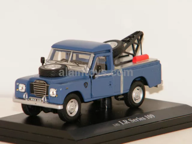 LAND ROVER SÉRIES 109 PICK UP DÉPANNEUSE BLEUE OLIEX 1/43 Réf 143026B